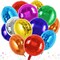 30Pcs 18 Inch Large Colorful Round Shape Foil Balloons Big Colorful Circle Helium Mylar Ballons